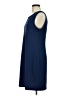 Grayson Solid Blue Casual Dress Size Med (3) - photo 5