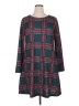 Mirol Plaid Gray Casual Dress Size XL - photo 1