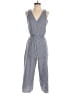 Sam and Jess 100% Polyester Chevron-herringbone Blue Jumpsuit Size S - photo 1