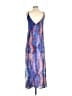 Lulus 100% Polyester Tie-dye Blue Cocktail Dress Size M - photo 2