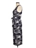 Veronica M. Graphic Gray Blue Casual Dress Size M - photo 5