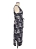 Veronica M. Graphic Gray Blue Casual Dress Size M - photo 4