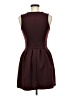 Brigitte Bailey Solid Burgundy Casual Dress Size M - photo 2