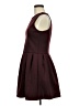 Brigitte Bailey Solid Burgundy Casual Dress Size M - photo 5