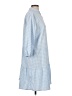 Unbranded 100% Polyester Checkered-gingham Blue Casual Dress Size L - photo 4