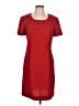 Jessica Howard 100% Polyester Tweed Red Casual Dress Size 12 - photo 1