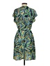 Halogen 100% Polyester Tropical Green Casual Dress Size S - photo 2