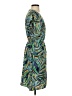 Halogen 100% Polyester Tropical Green Casual Dress Size S - photo 4