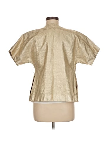 J.Crew Collection Short Sleeve Blouse (view 2)