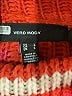 Vero Moda 100% Polyester Houndstooth Red Pullover Sweater Size L - photo 7