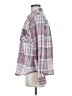 Maurices Plaid Pink Long Sleeve Blouse Size M - photo 5