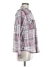 Maurices Plaid Pink Long Sleeve Blouse Size M - photo 4