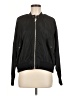 Free People 100% Polyester Solid Black Track Jacket Size M - photo 1