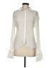 Unbranded 100% Polyester Ivory Long Sleeve Blouse Size M - photo 1