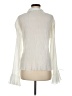 Unbranded 100% Polyester Ivory Long Sleeve Blouse Size M - photo 2