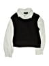 Amy Byer Color Block Black Sweatshirt Size 16 - photo 1