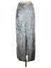 Kimchi Blue Metallic Silver Formal Skirt Size S - photo 2
