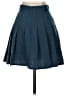 Shein Solid Blue Teal Casual Skirt Size XS - photo 2