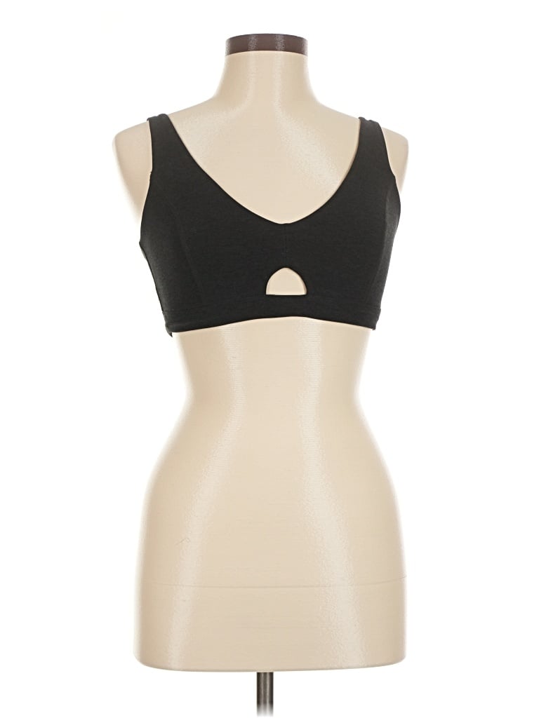 Pre-owned Beyond Yoga Tank Top Black Strapless Neckline Tops
