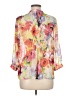Coldwater Creek 100% Polyester Floral Ivory 3/4 Sleeve Blouse Size M (petite) - photo 2