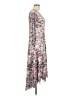 Komarov 100% Polyester Floral Ivory Casual Dress Size Med (2) - photo 4