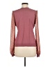 Hailey & Co. 100% Polyester Burgundy Long Sleeve Top Size M - photo 2