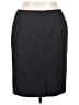 Pendleton 100% Virgin Wool Solid Gray Wool Skirt Size 16 - photo 2