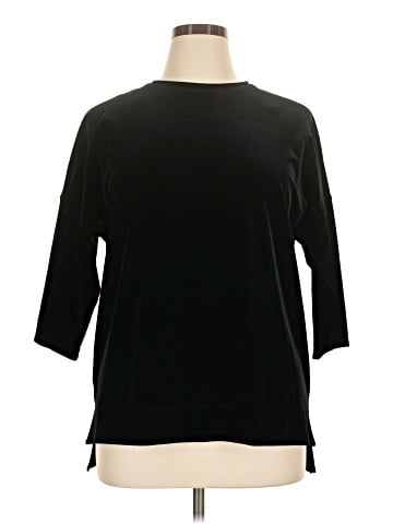 M&S Collection 3/4 Sleeve Top (view 1)