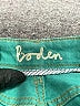 Boden Color Block Teal Jeans Size 10 - photo 7