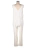 R | Label Solid Ivory Jumpsuit Size M - photo 2