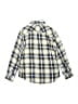Cherokee 100% Cotton Plaid Yellow Long Sleeve Button-Down Shirt Size M (kids) - photo 2