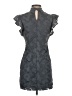 Aqua 100% Polyester Gray Cocktail Dress Size XS - photo 2