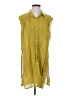 Hem & Thread Yellow Sleeveless Button-Down Shirt Size S - photo 1