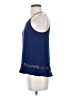 Ella Moss 100% Rayon Blue Sleeveless Top Size S - photo 5