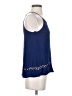 Ella Moss 100% Rayon Blue Sleeveless Top Size S - photo 4