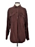 Pilcro 100% Viscose Brown Long Sleeve Button-Down Shirt Size XS - photo 1