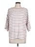Max Studio Silver 3/4 Sleeve Top Size L - photo 1