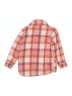 Old Navy 100% Polyester Plaid Orange Pink Coat Size 8 - photo 2