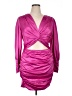 Simplee Pink Cocktail Dress Size 1X - photo 1