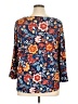 Ruby Rd. Blue 3/4 Sleeve Blouse Size 1X - photo 2