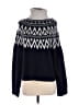 H&M Chevron-herringbone Blue Pullover Sweater Size S - photo 1
