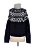 H&M Chevron-herringbone Blue Pullover Sweater Size S - photo 2
