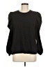 Gibson Look Black Long Sleeve Blouse Size M - photo 1
