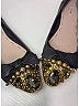 Miu Miu 100% Leather Black Flats Size EU 38 1/2 - photo 3