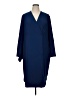 MM. LaFleur 100% Polyester Solid Blue Cocktail Dress Size 16 - photo 1