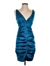 Xscape Blue Cocktail Dress Size 4 - photo 1