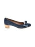 Salvatore Ferragamo Tweed Blue Flats Size 7 1/2 - photo 1