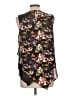 Mossimo 100% Polyester Black Sleeveless Blouse Size L - photo 2