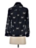 Alice + Olivia Animal Print Black Long Sleeve Blouse Size XXS (estimated) - photo 2