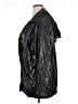 Buffbunny Collection 100% Polyester Metallic Black Raincoat Size XL - photo 5